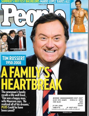 06/30/2008 06/30/200 8 Cover– Tim Russert