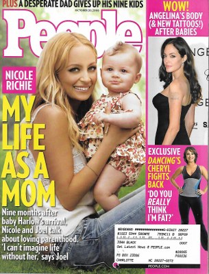 10/20/2008 10/20/200 8 Cover– Nicole Richie