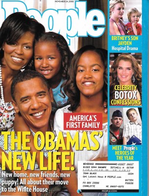 11/24/2008 11/24/200 8 Cover– Obama’s new life