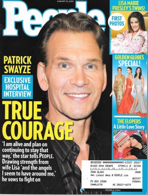 01/26/2009 01/26/200 9 Cover– Patrick Swayze