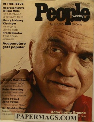 4/15/197 4 Lorne Greene