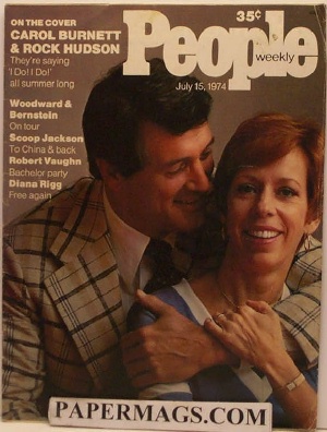 7/15/197 4 Carol Burnett & Rock Hudson