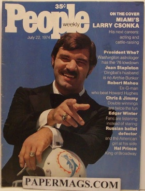 7/22/197 4 Larry Csonka