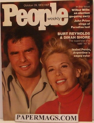 10/28/1974 10/28/197 4 Burt Reynolds & Dinah Shore