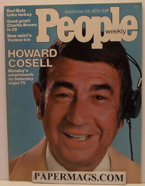 09/29/1975 09/29/197 5 Howard Cosell