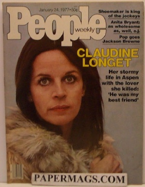 PP770124.jpg 01/24/1977 01/24/197 7 Claudine Longet - Image 1