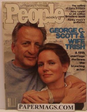 PP770207.jpg 02/7/197 7 George C. Scott 7 wife Trish - Image 1