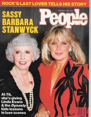 11/25/1985 -Barbara Stanwyck & linda Evans