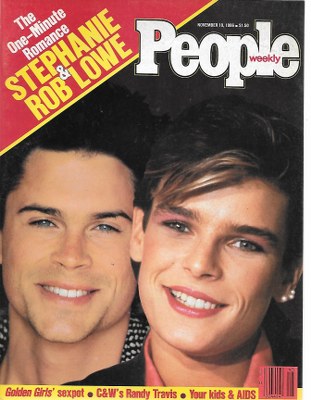11/10/1986 - Stephanie & Rob lowe