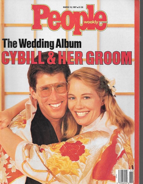 3/16/1987 -Cybill & Groom