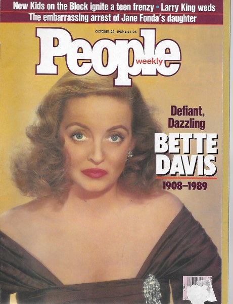 10/23/1989 -Bette davis 1908-1989