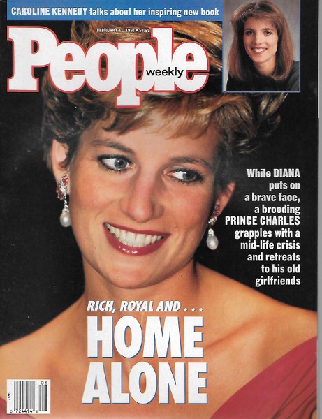 PP910211.jpg 2/11/1991 -Diana Home alone - Image 1