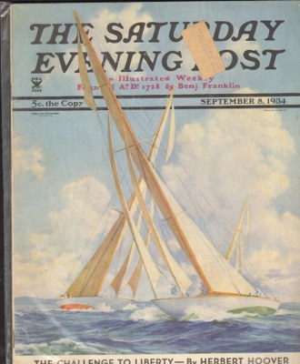 9/8/193 4 Fischer, Anton Otto --- Sailboat Regatta