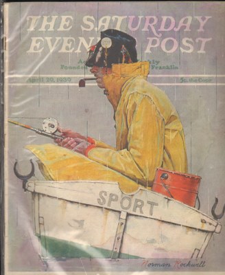 4/29/193 9 Rockwell, Norman --- "Sport" cover stained