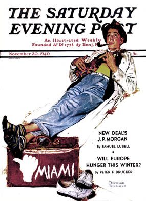 11/30/1940 Rockwell, Norman --- "Hitchhiker to Miami"