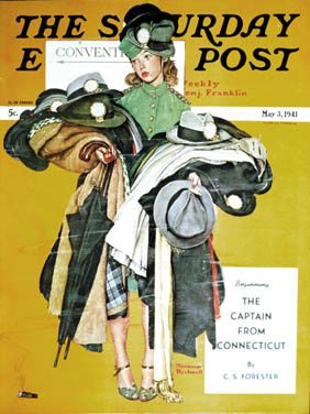 5/3/194 1 Rockwell, Norman --- "Hatcheck Girl"