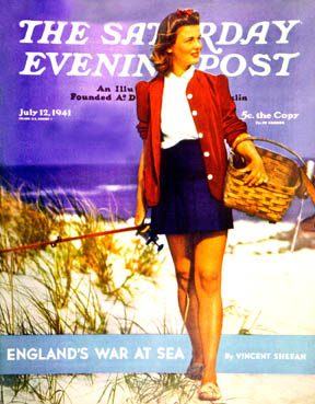 SEP410712.jpg 7/12/194 1 Leigh, F.A. --- A Walk on the Beach - Image 1