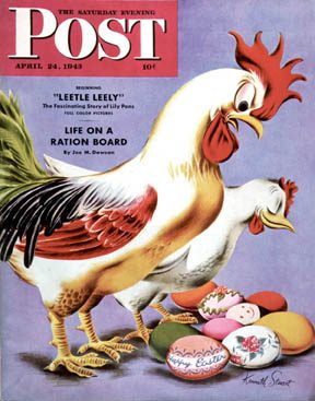 4/24/194 3 Stuart, Ken --- Easter Eggs and Chickens