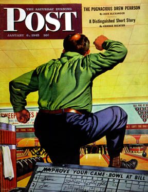 1/6/194 5 Ekman, Stan --- Bowling a Split