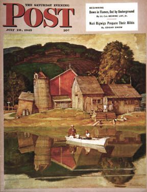7/28/194 5 Schaeffer, Mead --- Farm Pond Landscape