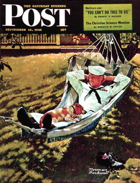 9/15/194 5 Rockwell, Norman --- "On Leave"