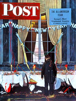 12/29/1945 5 Rockwell, Norman — “Party’s Over” or “Happy New Year”