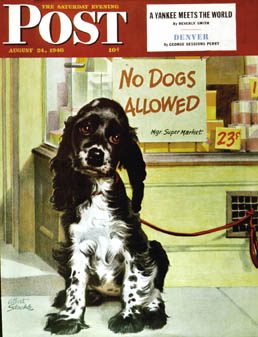 SEP460824.jpg 8/24/194 6 Staehle, Albert --- "No Dogs Allowed" - Image 1