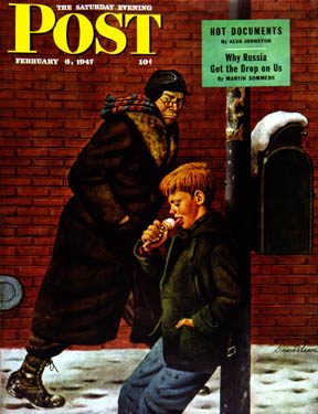 2/8/194 7 Dohanos, Stevan --- Winter Ice Cream Cone