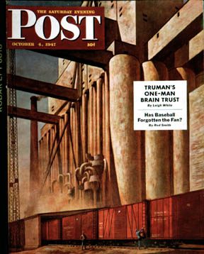 10/4/194 7 Atherton, John --- Boxcars at Grain Elevators