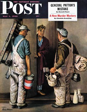 SEP480501.jpg 5/1/194 8 Dohanos, Stevan --- Apartment Painters - Image 1
