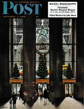 12/3/194 9 Falter, John --- St. Patrick's Cathedral at Christmas