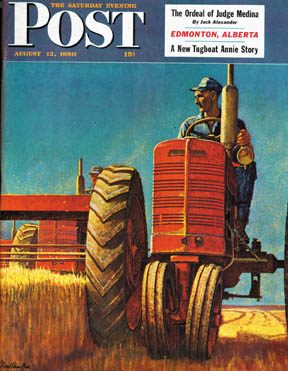 SEP500812.jpg 8/12/195 0 Schaeffer, Mead --- Wheat Harvest - Image 1