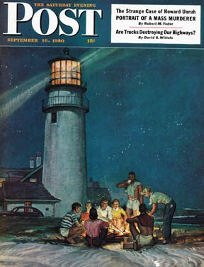 9/16/195 0 Schaeffer, Mead --- Beach Bonfire