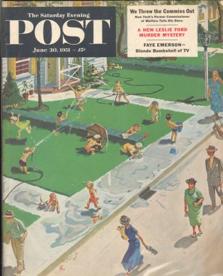 SEP510630.jpg 6/30/195 1 Utz, Thornton --- Water Fight - Image 1