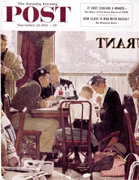 11/24/1951 1 Rockwell, Norman — “Saying Grace”