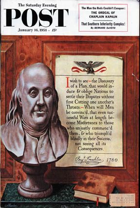 1/16/195 4 Atherton, John --- Benjamin Franklin - bust and quote