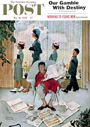 5/16/195 9 Rockwell, Norman --- "Sunday Morning"