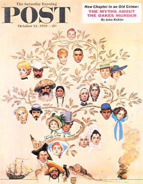 10/24/1959 9 Rockwell, Norman — “Family Tree”