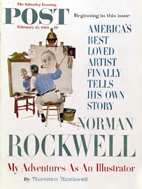 2/13/196 0 Rockwell, Norman --- "Triple Self-Portrait"
