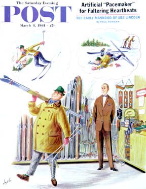 SEP610304.jpg 3/4/196 1 Alajalov, Constantin --- New Skier - Image 1