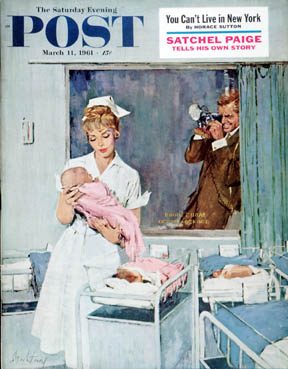 3/11/196 1 Whitmore, M. Coburn --- Father Takes Picture of Baby in Hospital