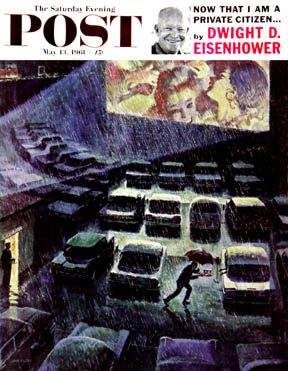 5/13/196 1 Falter, John --- Drive-In Movie in the Rain