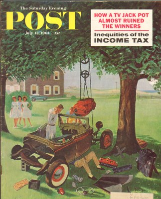 7/15/196 1 Hughes, George --- Working on the Jalopy