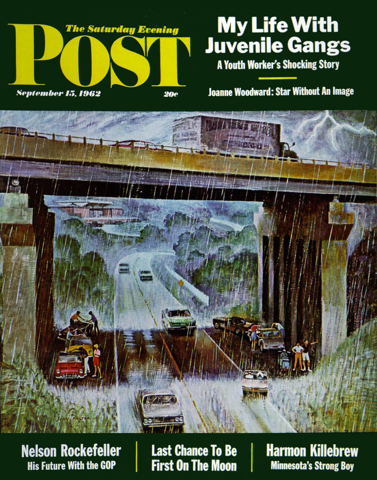 9/15/196 2 Falter, John --- Convertibles Take Cover in Rain