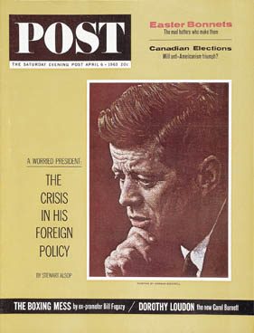 4/6/196 3 Rockwell, Norman --- Serious Portrait of Kennedy