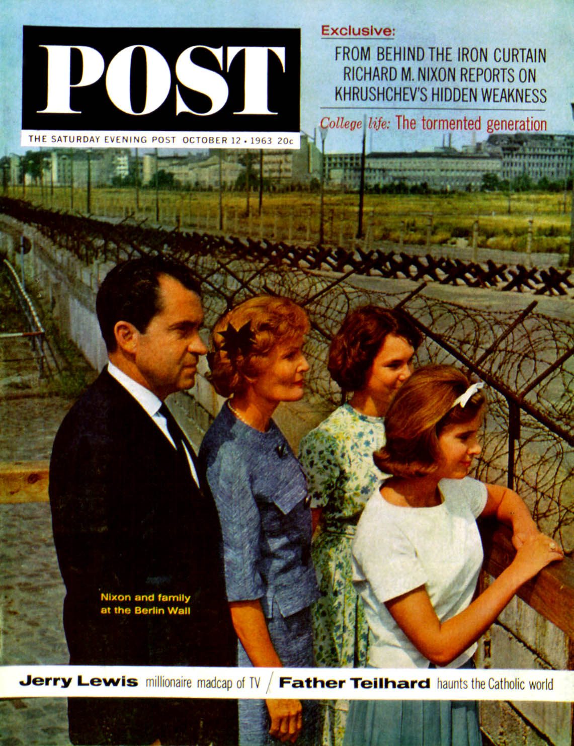 10/12/1963 3 Zimmerman, John — Nixons at the Berlin Wall