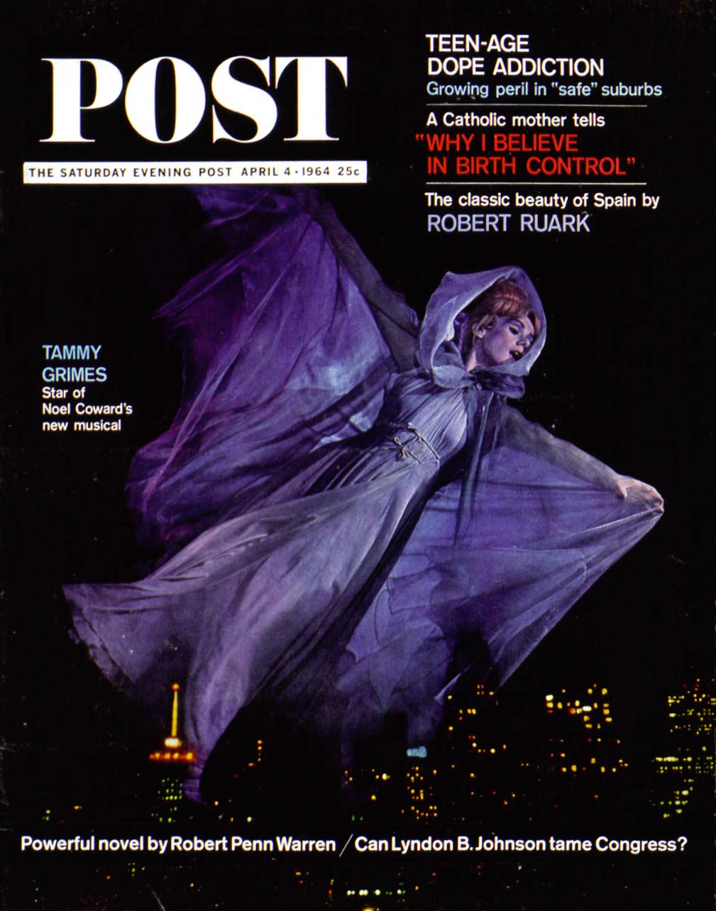 4/4/196 4 Halsman, Philippe --- Tammy Grimes in "High Spirits"
