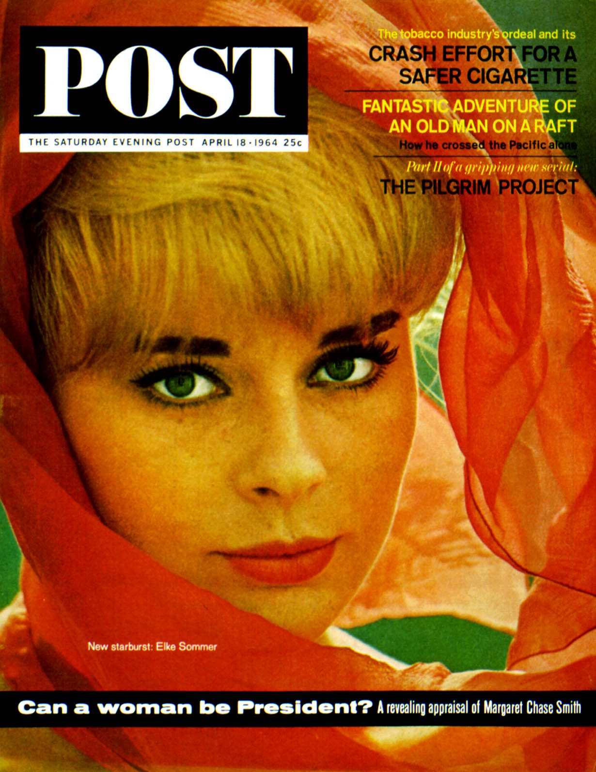 SEP640418.jpg 4/18/196 4 Schiller, Lawrence J. --- Elke Sommer - Image 1