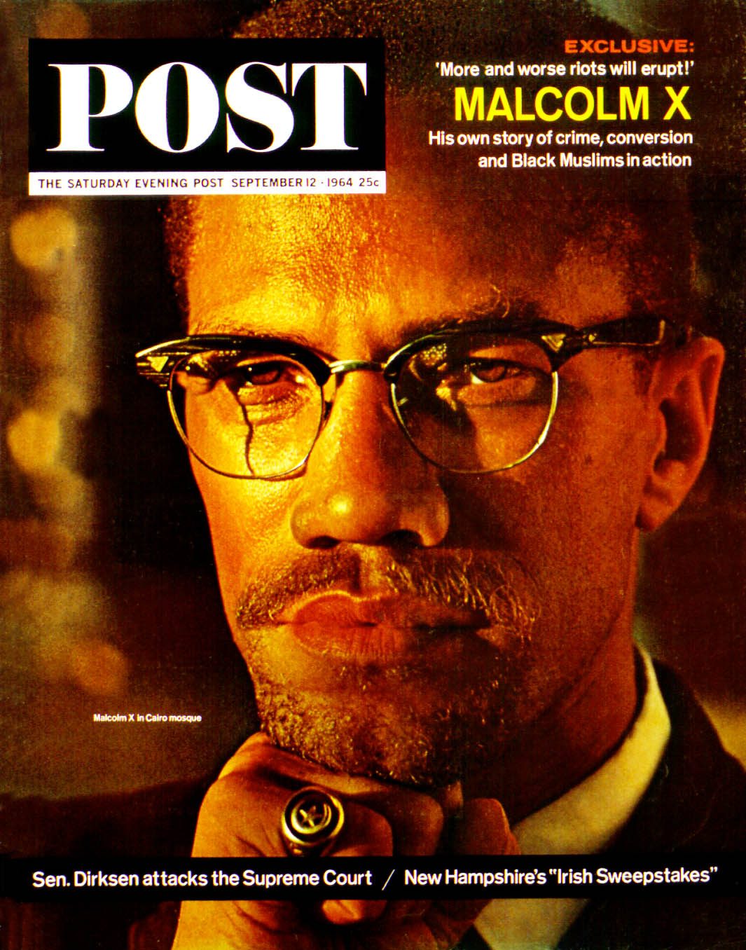 9/12/196 4 Launois, John --- Malcolm X