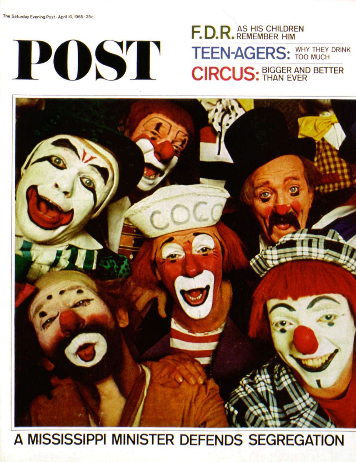 SEP650410.jpg 4/10/196 5 Schiller, Lawrence J. --- Ringling Clowns - Image 1